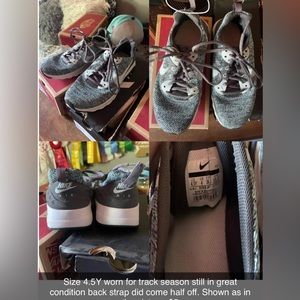 Nike air sneakers used for track last year